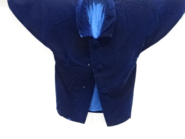 JAPANESE ANTIQUE VELVET COAT / TAISHO ROMAN STYLE